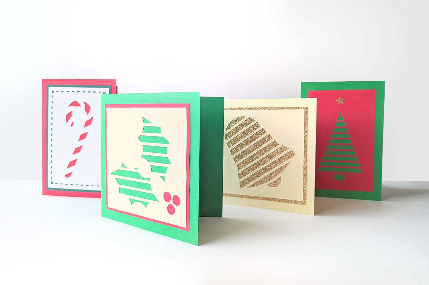 Papercut Christmas Card SVG Set
