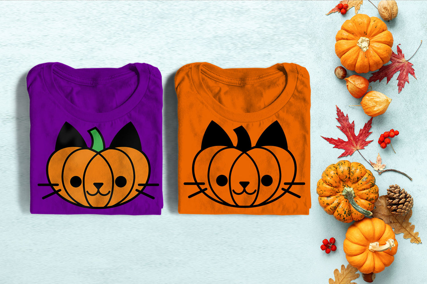 Halloween Pumpkin Kitty SVG File