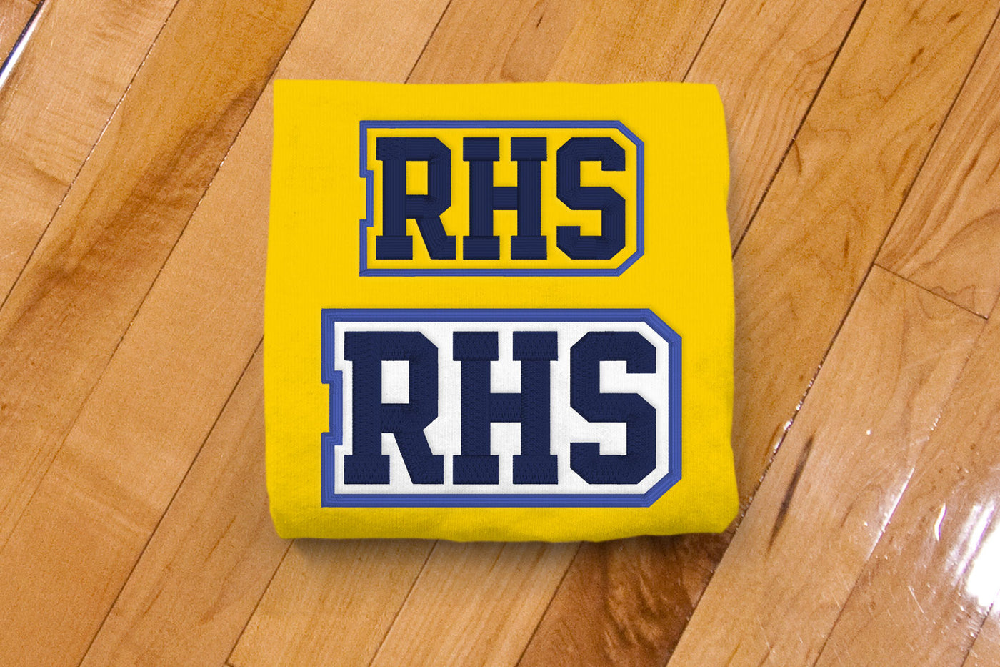 RHS High School Initials Embroidery