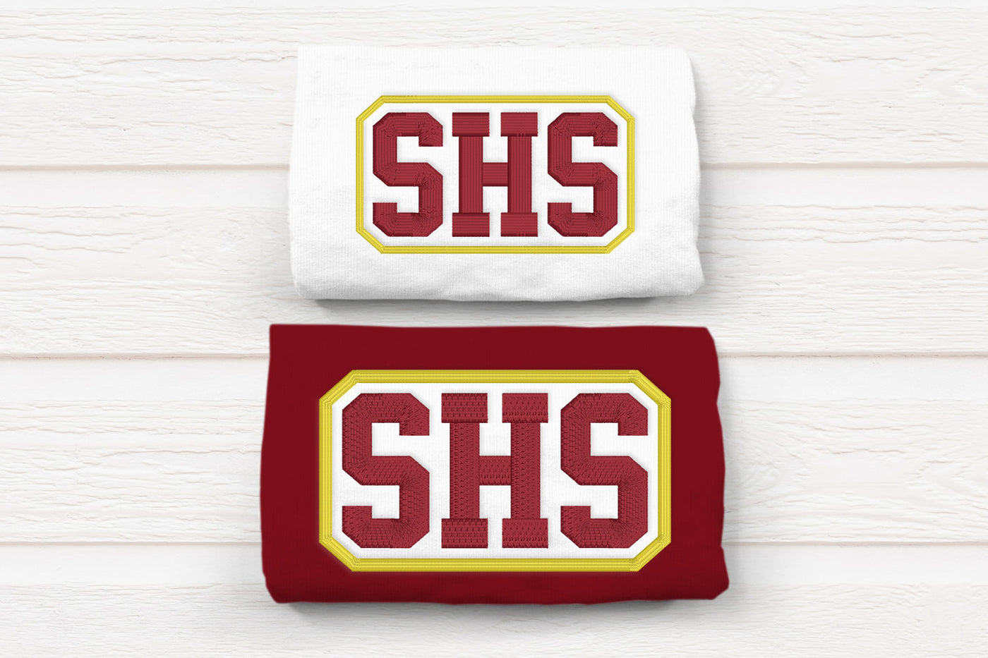 SHS High School Initials Embroidery