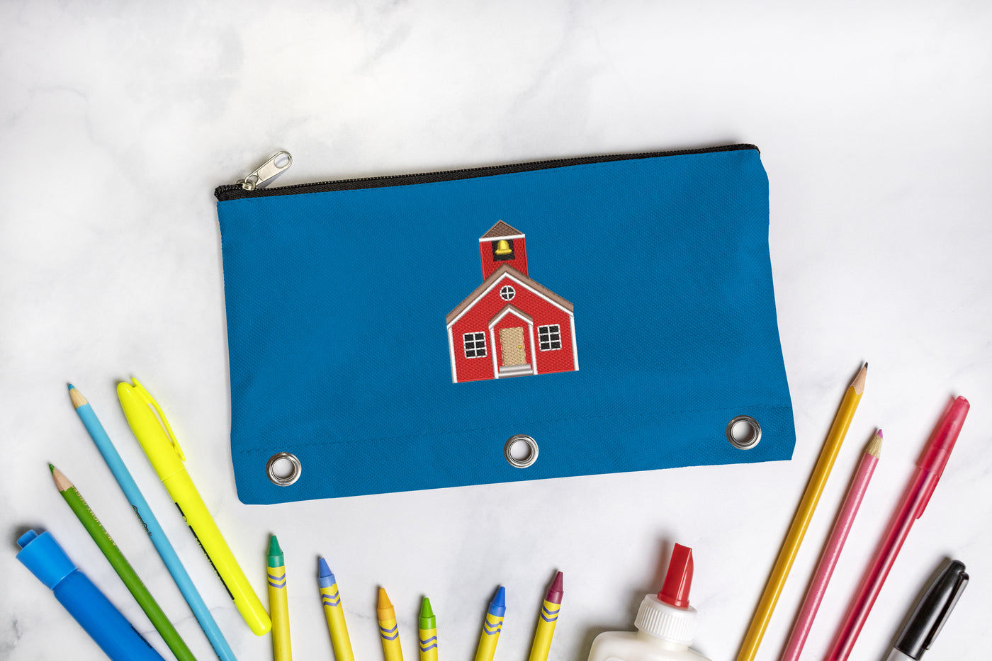 Schoolhouse Mini Embroidery File