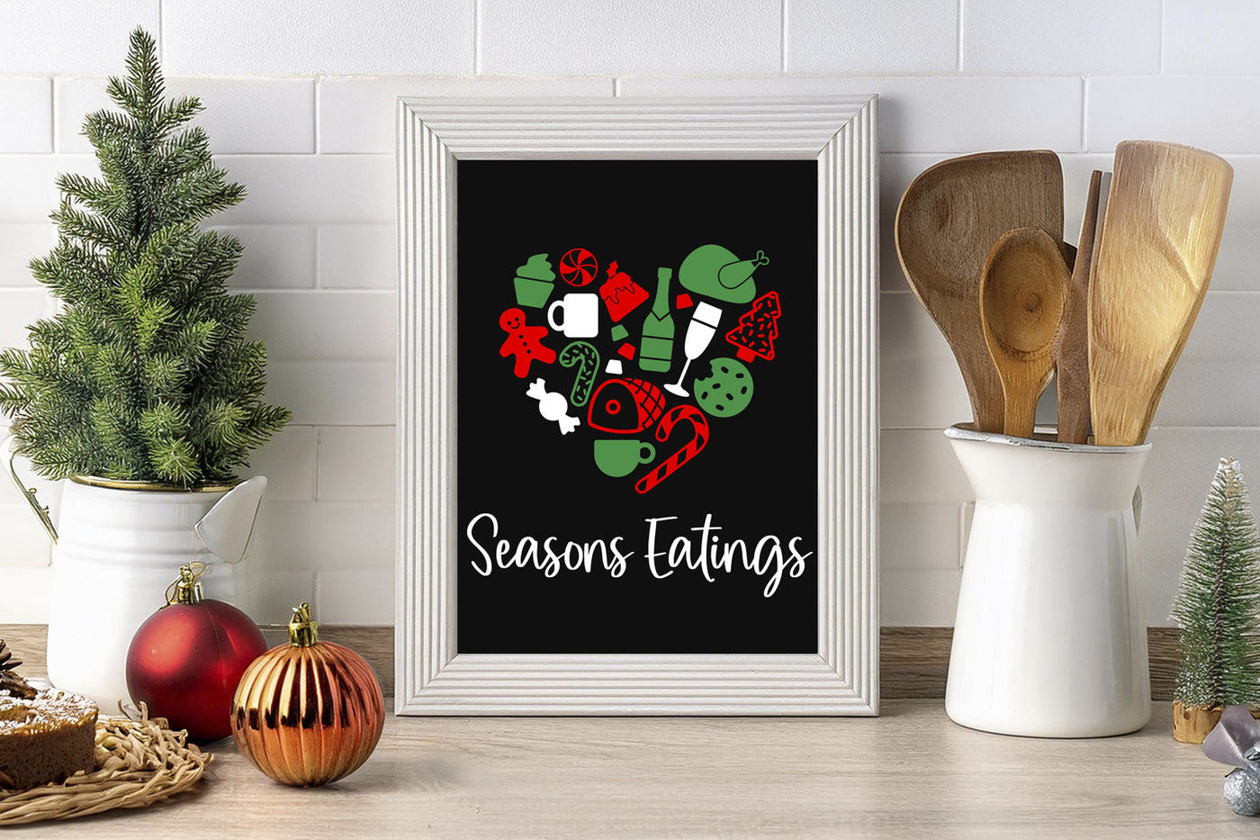 Seasons Eatings Christmas SVG