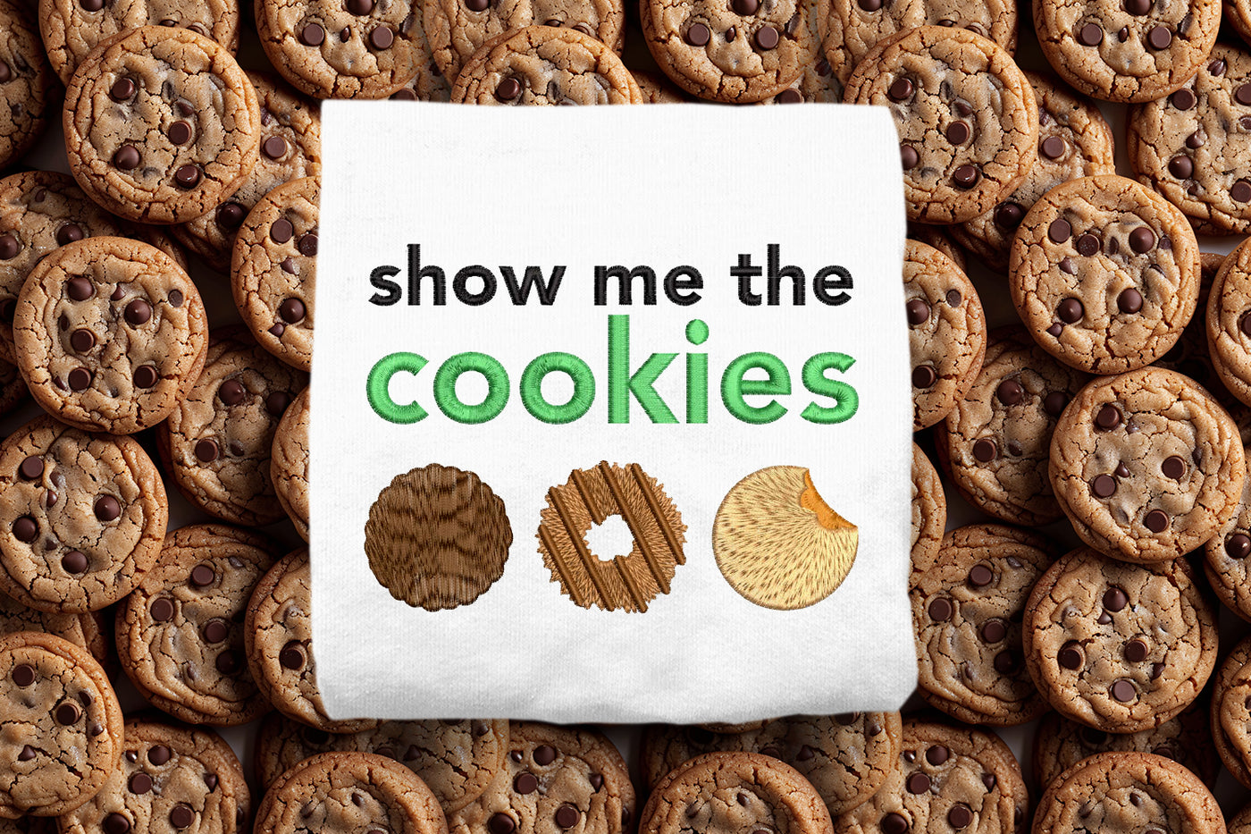 Show Me the Cookies Embroidery