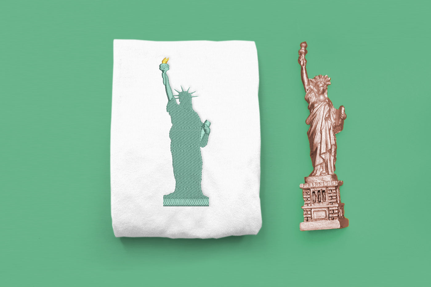 Statue of Liberty Embroidery File