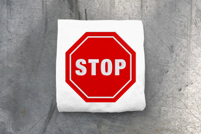 Stop Sign Octagon Applique Embroidery