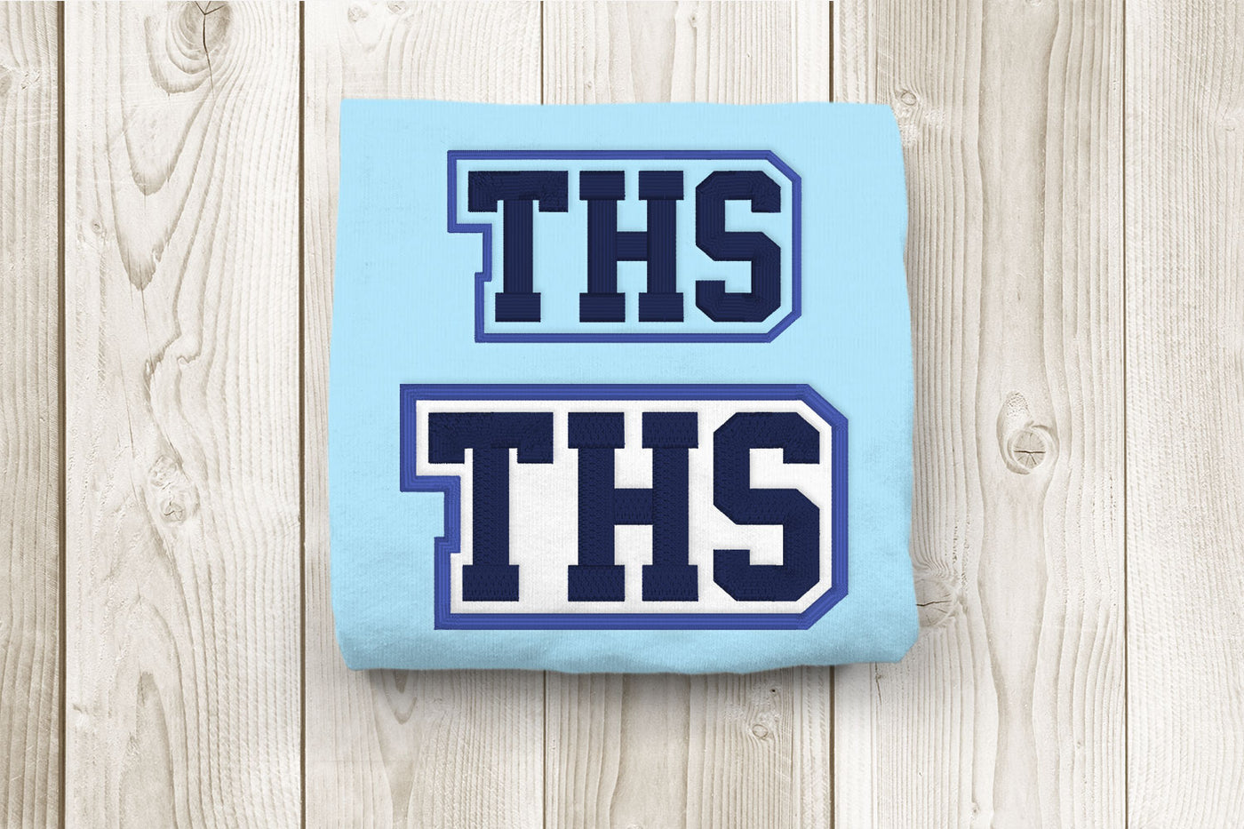THS High School Initials Embroidery