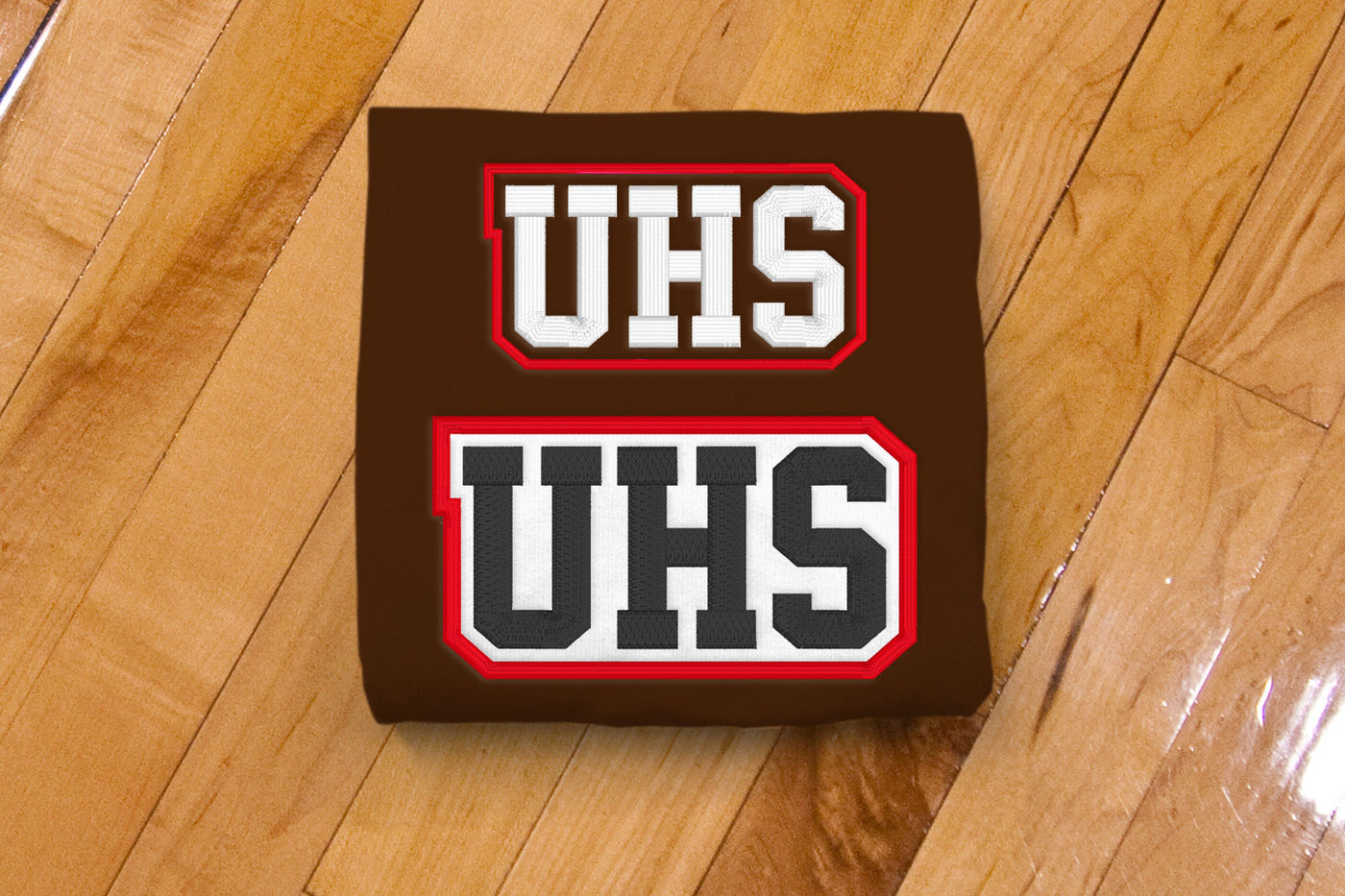 UHS High School Initials Embroidery