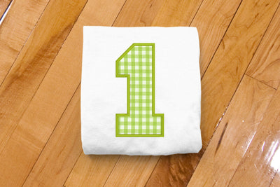 Varsity Numbers Applique Embroidery File Bundle
