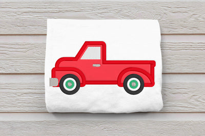 Vintage Truck Applique Embroidery File