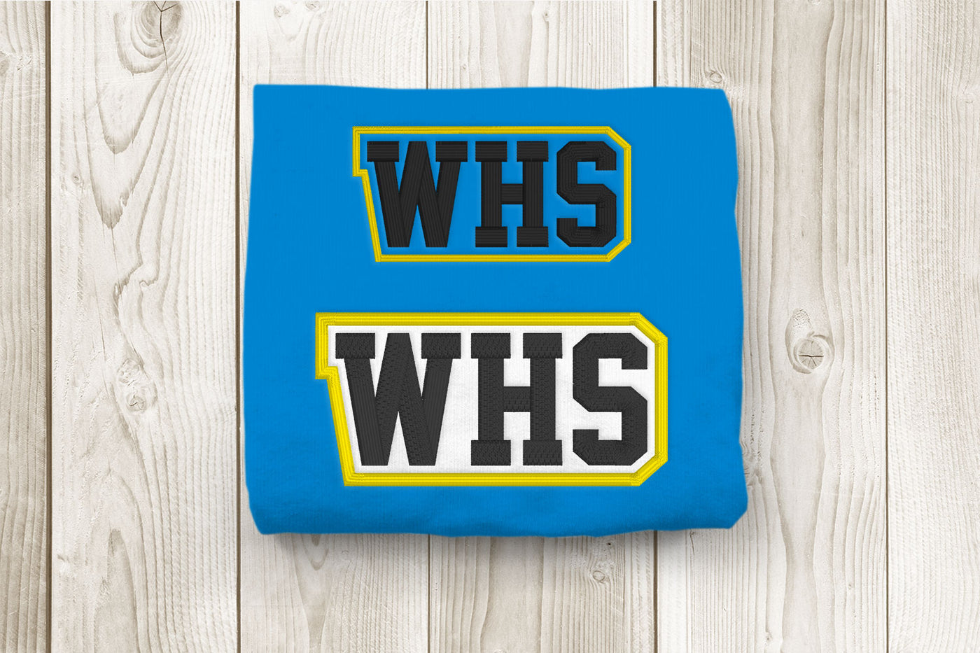 WHS High School Initials Embroidery