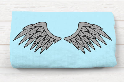Angel or Demon Wings Embroidery File