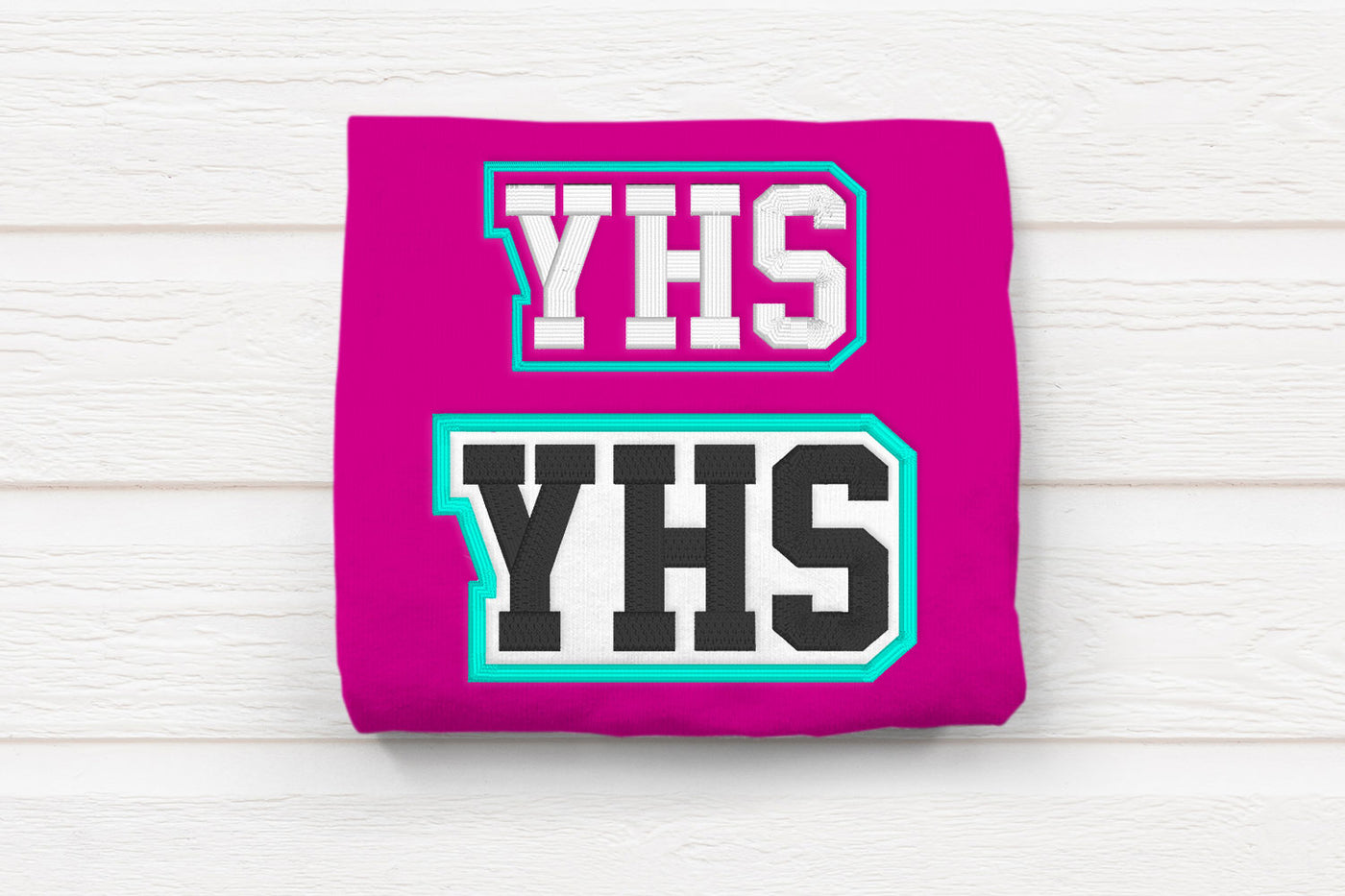 YHS High School Initials Embroidery