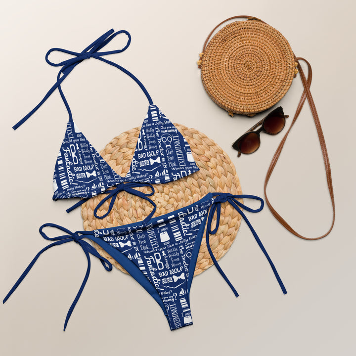 Spoilers Royal Blue String Bikini – Designed by Geeks