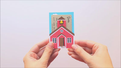 Schoolhouse Gift Card Holder SVG Product Demo video