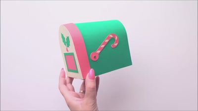 3D Christmas Mailbox SVG product demo video