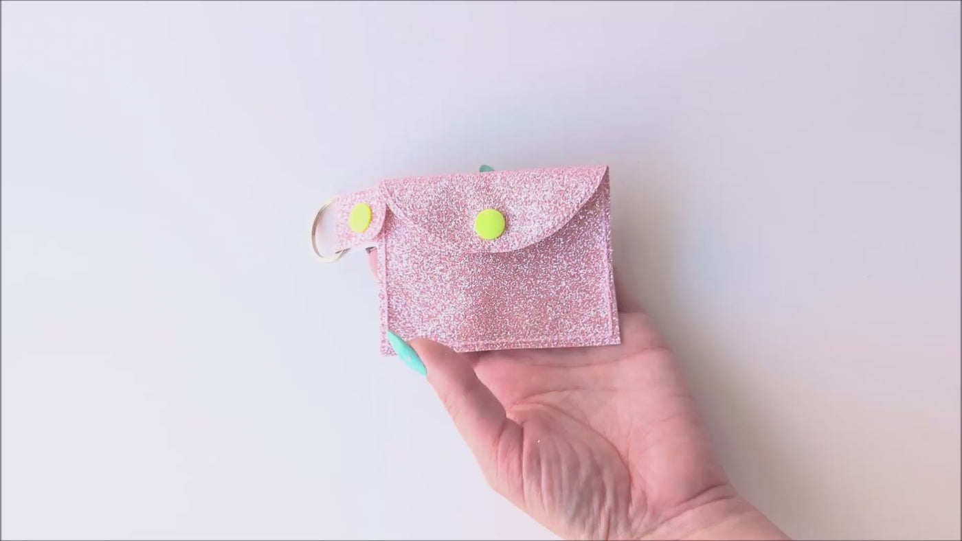 ITH Keychain Pouch Applique Embroidery product demo video