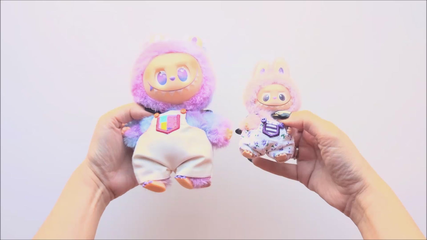 Overalls for Plush Monster Toy ITH Applique Embroidery product demo video