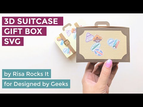 Suitcase gift box YouTube assembly tutorial