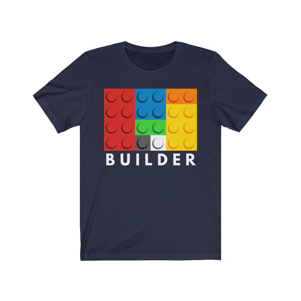 Building brick builder unisex tee