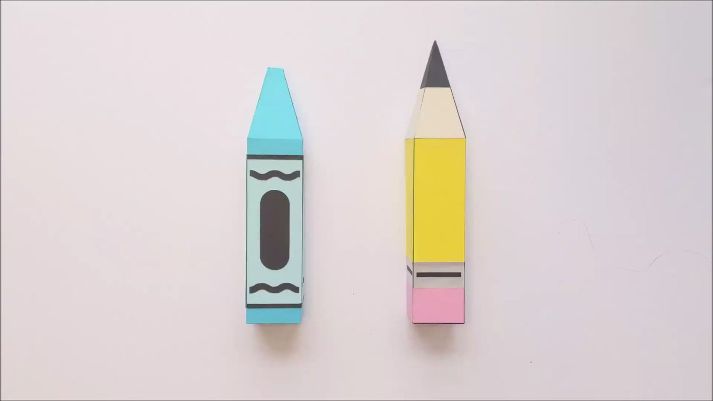 Product demo video for pencil and crayon gift boxes