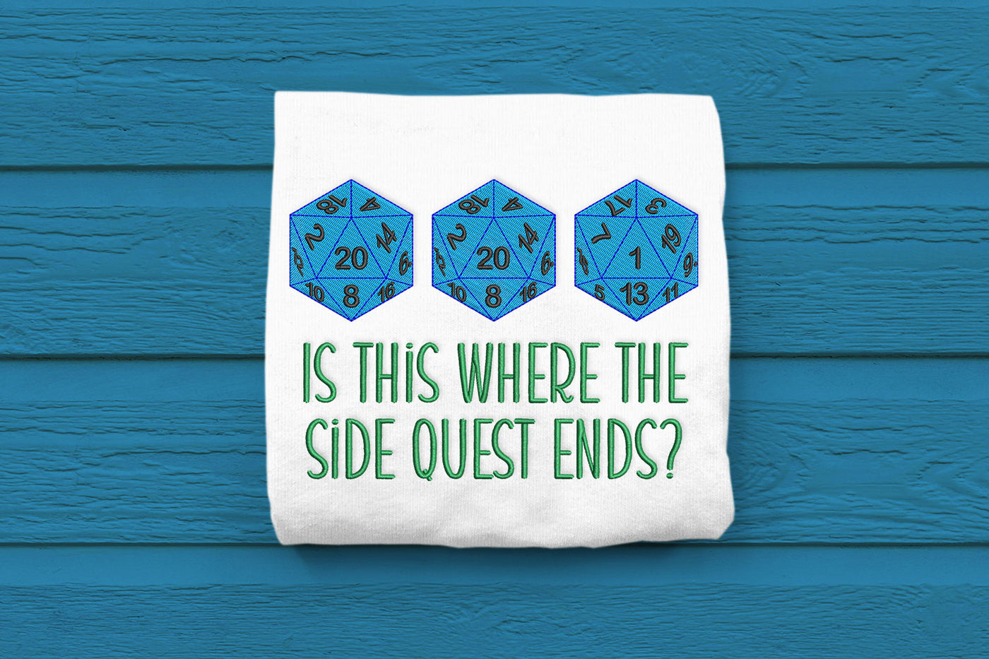 2021 side quest embroidery design
