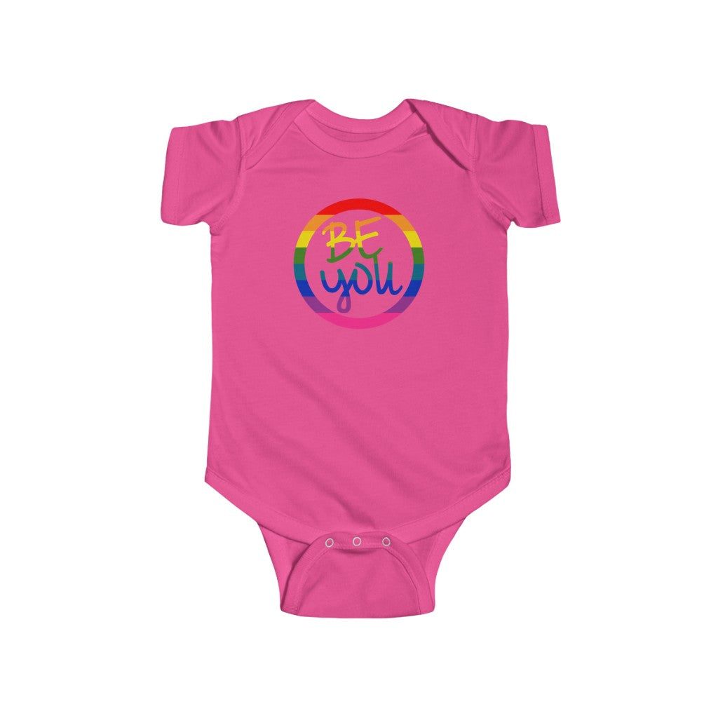 Be You logo infant bodysuit