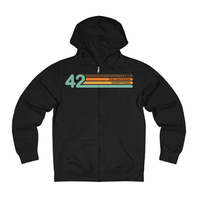 42 Meaning of Life zip hoodie