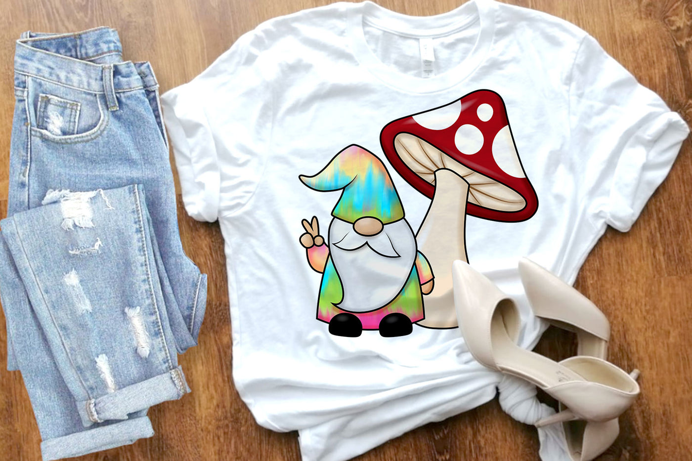 gnome with toadstool sublimation