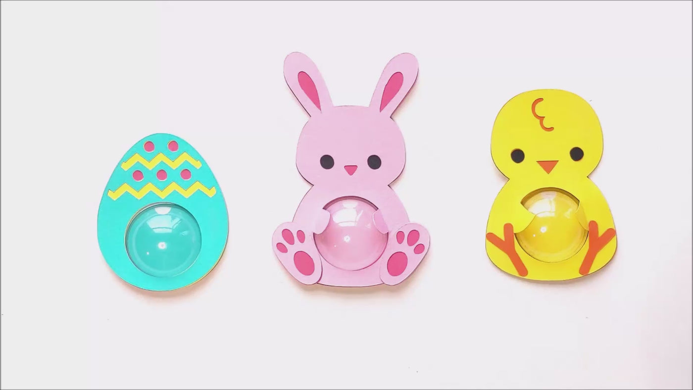 Easter Egg candy dome holder SVG Trio product demo video