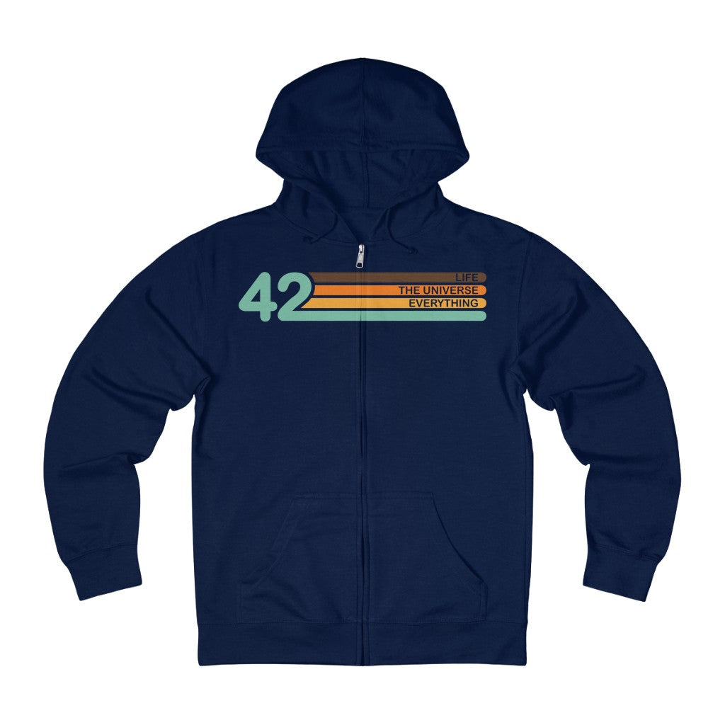 42 Meaning of Life zip hoodie