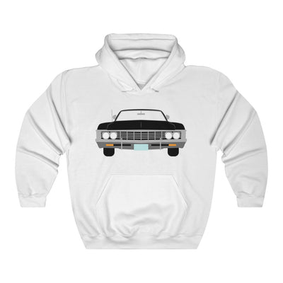 classic muscle car pullover hoodie