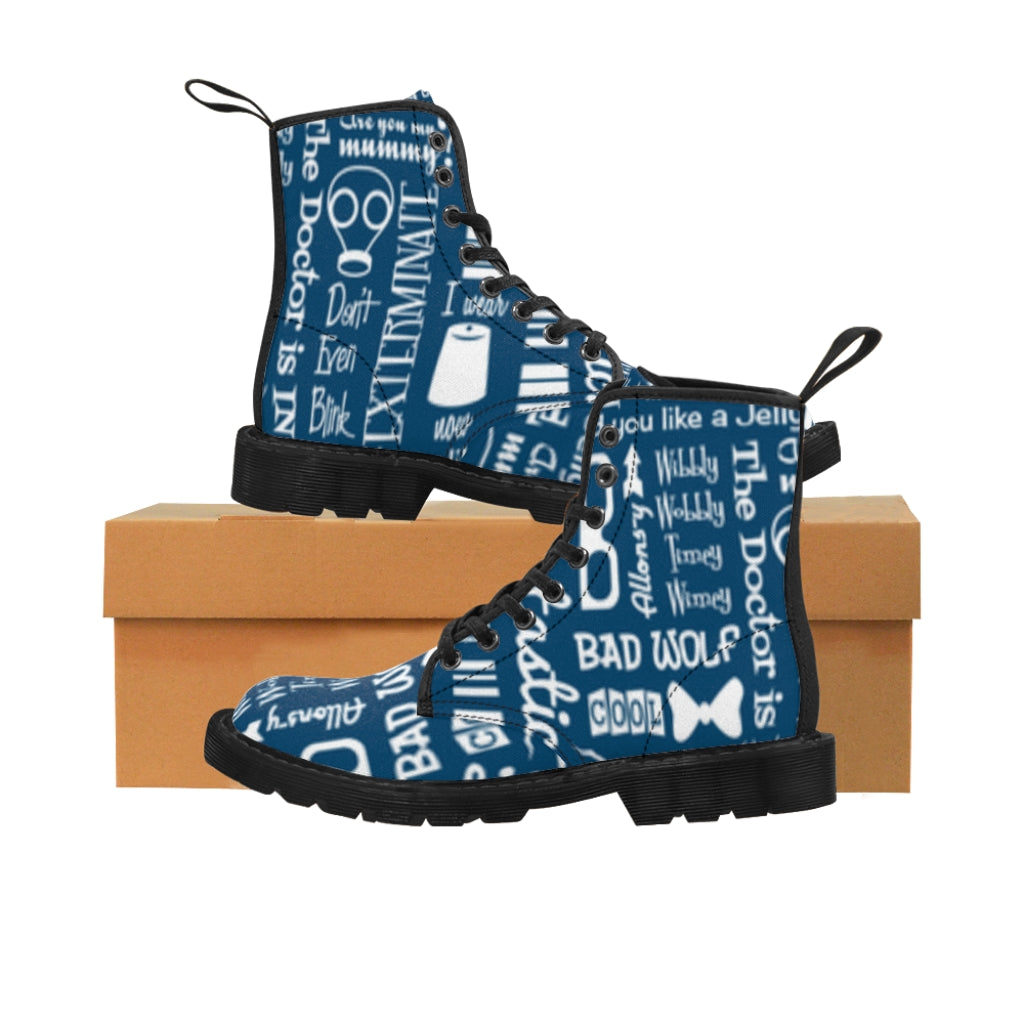 Time travel combat boots