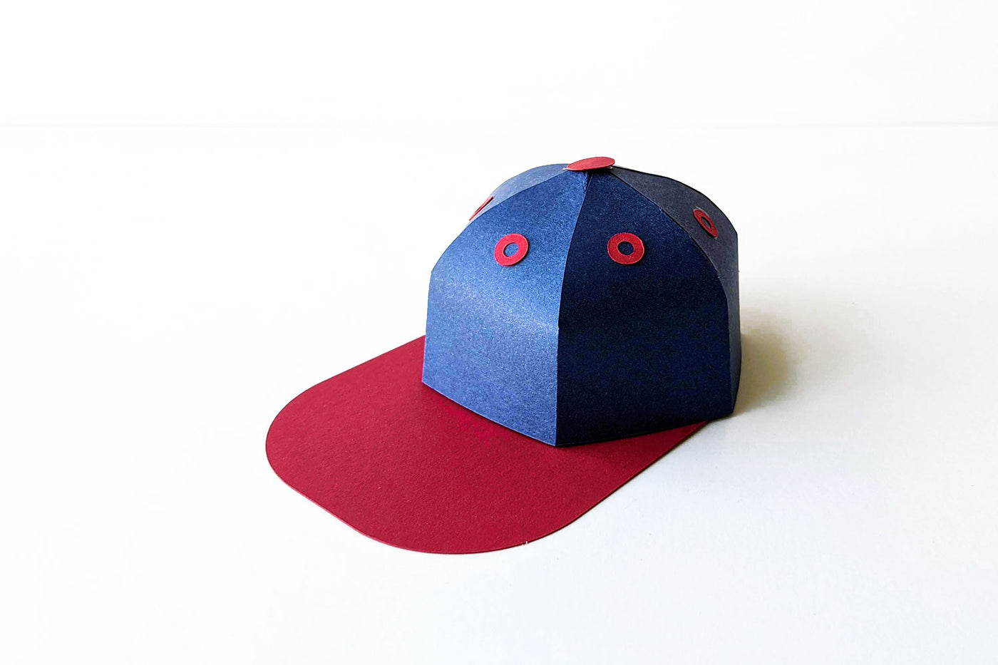 Baseball hat gift box SVG