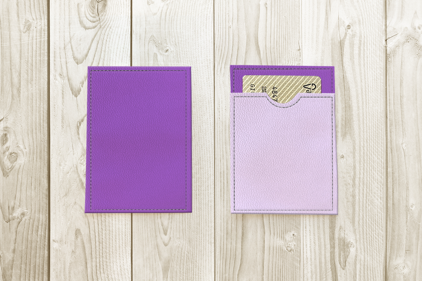 Gift card holder ITH design