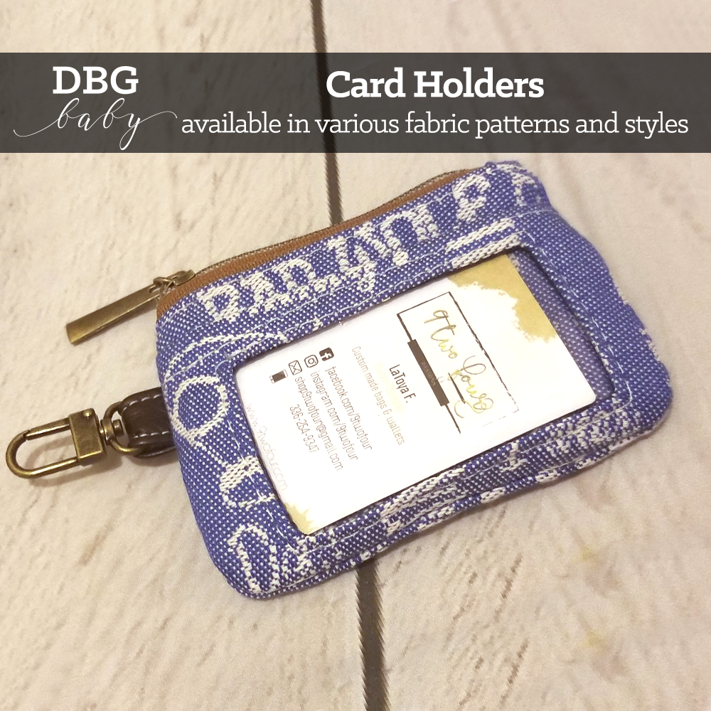 CUSTOM Zippered Card Holder Pre-Order-Woven Conversion-Designed by Geeks