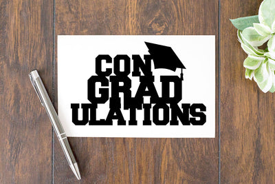 con-GRAD-ulations with grad cap svg