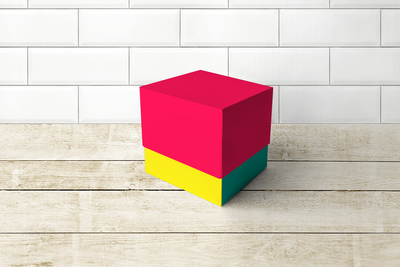 Cube box SVG design