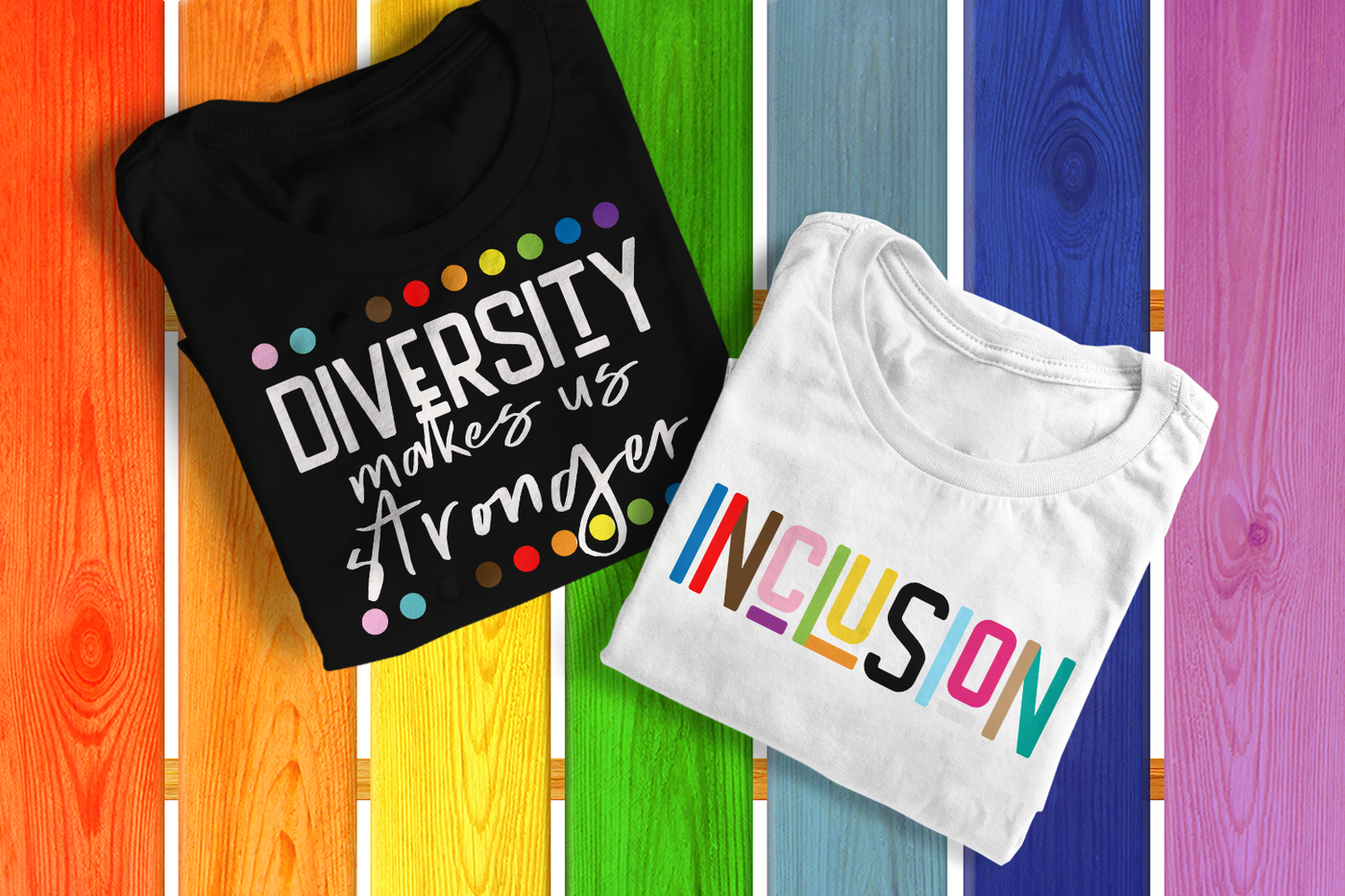 Diversity and Inclusion Duo SVG File Cutting Template
