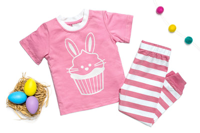 Easter bunny cupcake SVG
