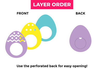 Easter egg layer order