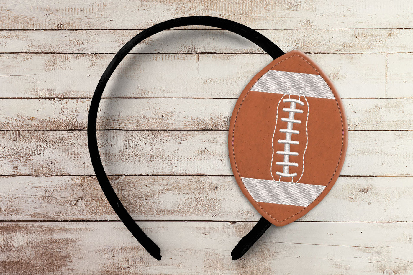 Football slider ITH embroidery design file