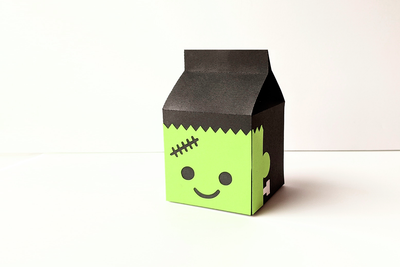 Frankenstein's monster milk carton box