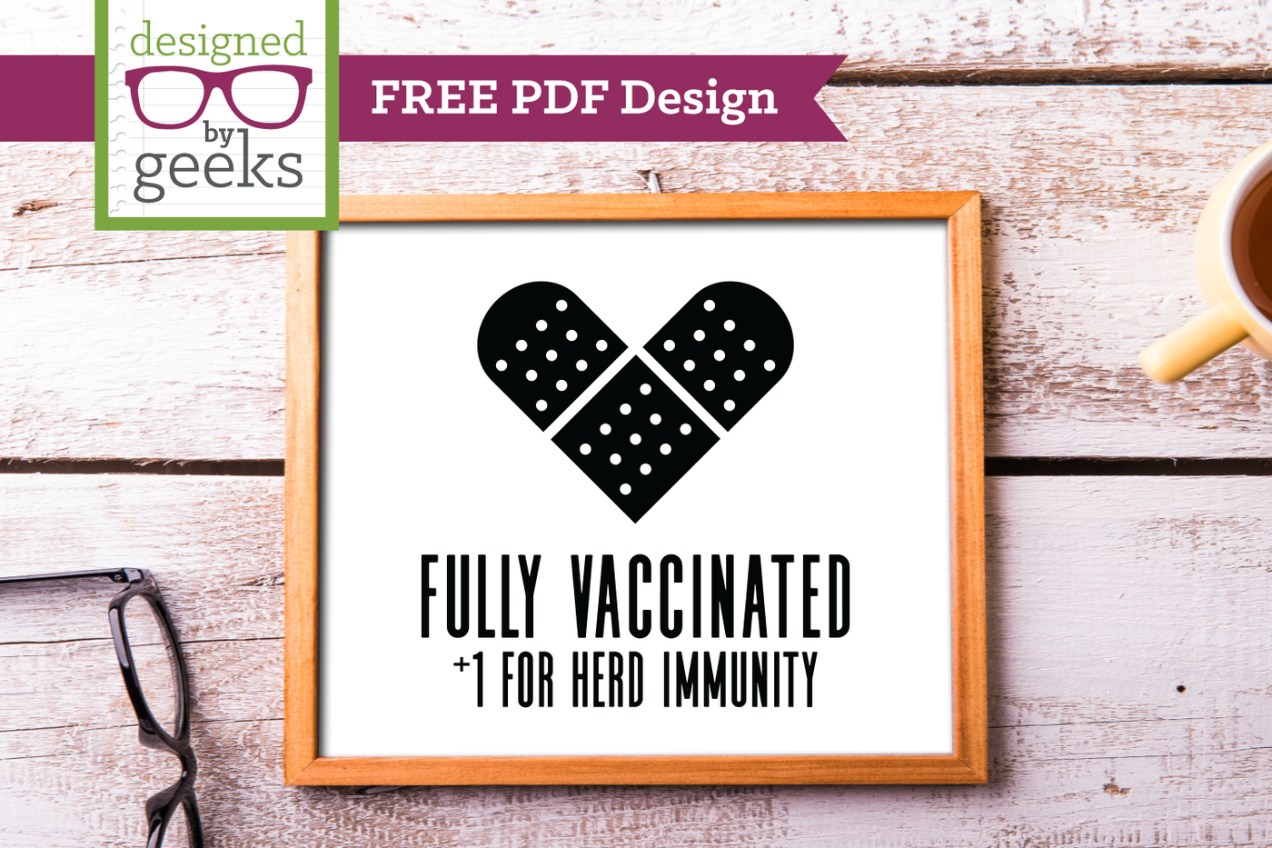 Fully Vaccinated free PDF design