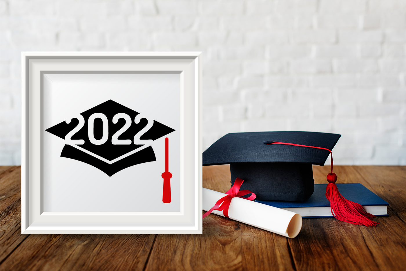 Graduation cap years design, includes 2021-2030