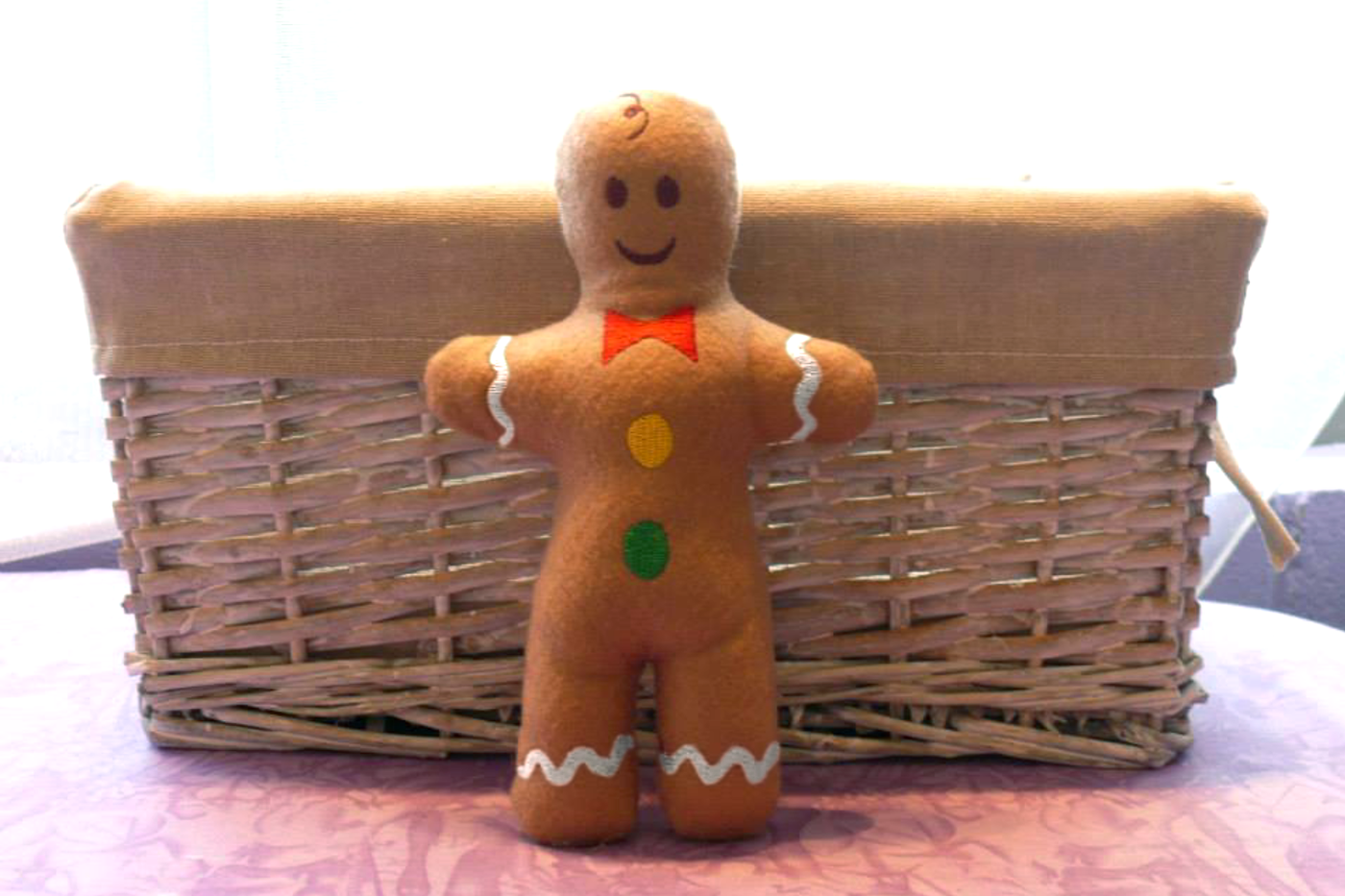 Gingerbread boy plush toy