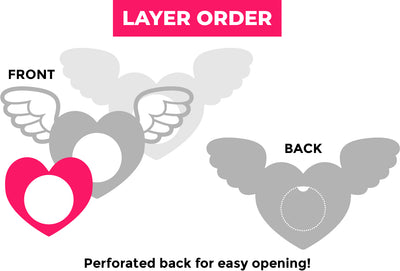Layer order for candy dome heart with wings