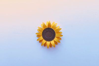 3D paper sunflower
