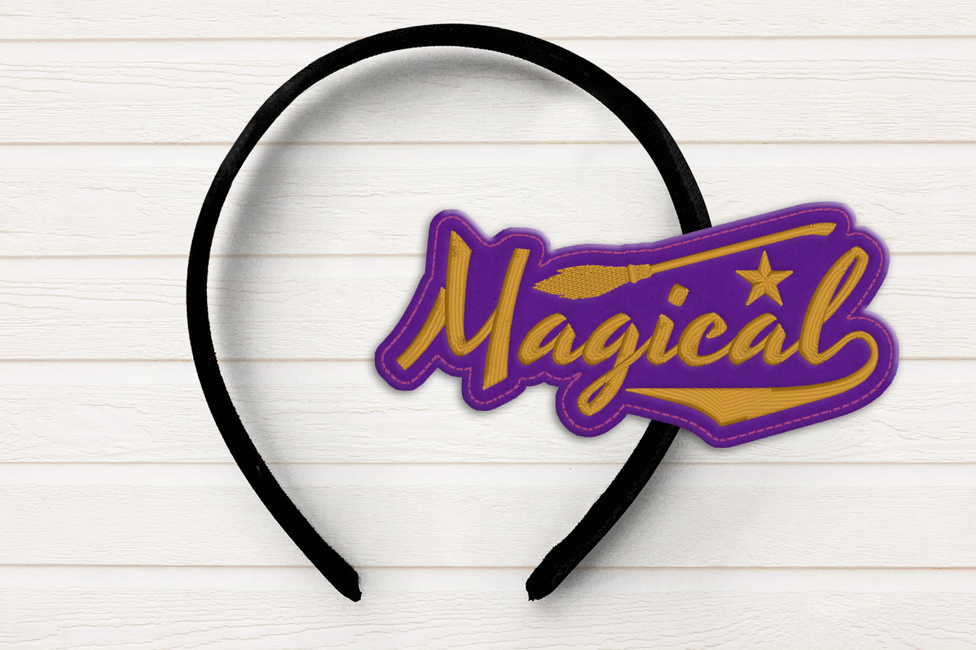 Magical Headband slider ITH in one color