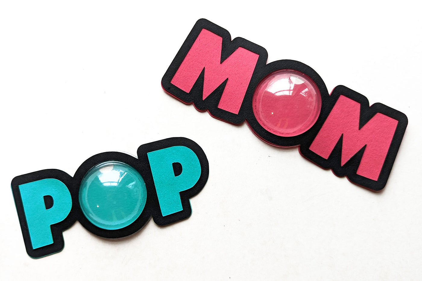 Mom and Pop candy dome holders SVG