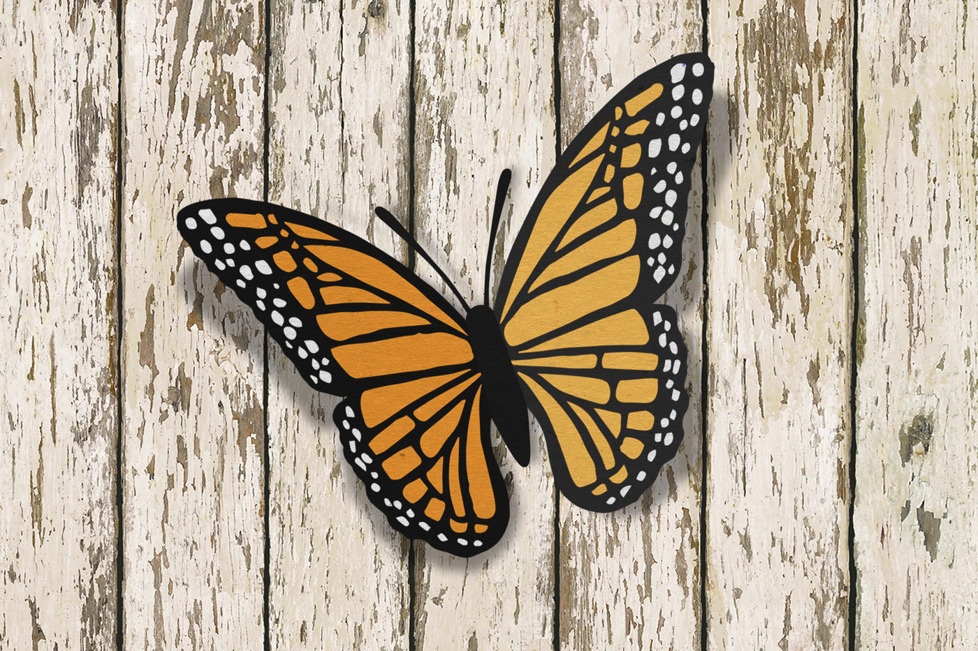 Monarch butterfly paper design